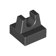 Tile Special 1 x 1 with Clip and Straight Tips