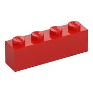 Brick 1 x 4 with Black 'I' print