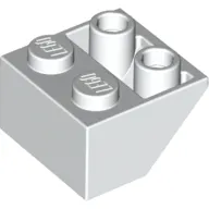 Brick Sloped Inverted 45° 2 x 2 [Ovoid Bottom Pin, Bar-sized Stud Holes]