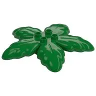 Duplo Plant Tree Leaves with 4 Top Studs