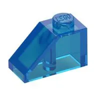 Brick Sloped 45° 2 x 1 with Bottom Pin