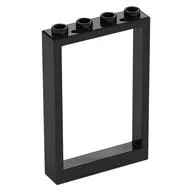 Window 1 x 4 x 5 with Hollow Studs