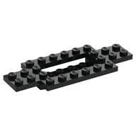 Vehicle Base 4 x 10 x 2/3 with 4 x 2 Recessed Center with Smooth Underside