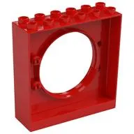 Duplo Ball Tube exit with round doorway 2 x 6 x 5