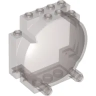 Windscreen 3 x 6 x 5 Bubble with Studs on Top [Plain]