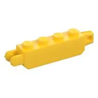 Hinge Brick 1 x 4 Locking with 1 Finger Vertical End and 2 Fingers Vertical End, 9 Teeth