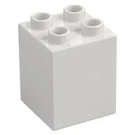 Duplo Brick 2 x 2 x 2 with Small Flowers and Ivy Leaves Print