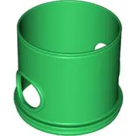 Duplo Ball Tube Straight with Opposing Oval Holes