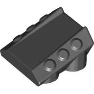 Brick Sloped 2 x 2 No Studs, with 3 Side Pistons Raised Edges