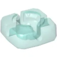 Clikits Icon, Square 2 x 2 Small, with Hole [Frosted]