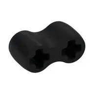 Technic Axle Connector Double Flexible [Rubber]