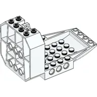 Aircraft Fuselage Angular Forward Section 6 x 10 x 5 (Cockpit)