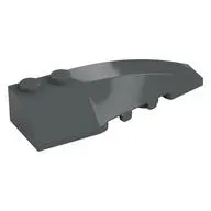 Brick Wedged, Curved 6 x 2 Right, Inner Ridges