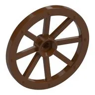 Wheel Wagon Large (33mm D.), hole notched for wheels holder pin