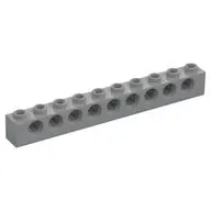 Technic Brick 1 x 10 [9 Pin Holes]