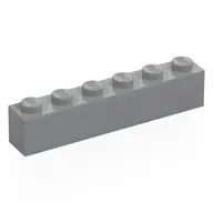 Brick 1 x 6 with 'BOWDOIN' print