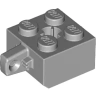Hinge Brick 2 x 2 Locking with 1 Finger Vertical and Axle Hole [X Opening]