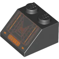 Brick Sloped 45° 2 x 2 with '000195', Death Star Trench Computer Print