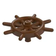 Boat / Ship Wheel / Helm with Slotted Pin