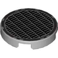 Tile Round 2 x 2 with Fine Mesh Grill Print