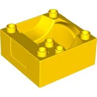 Duplo Train Cab / Tender Base with Bottom Tube and '50422' Print