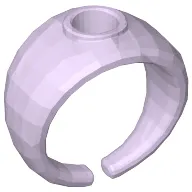 Clikits Ring, Wide Band with Hole in Top