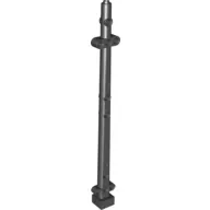Boat, Mast 2 x 2 x 20 with Holes - Side Aligned x shape Axle Hole, + Orientation
