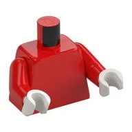 Torso, Red Arms, White Hands [Plain]