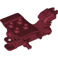 Vehicle Body, Tricycle Top with Dark Red Chassis