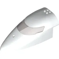 Aircraft Fuselage Curved Forward 8 x 16 x 5 with Trans-Brown Glass