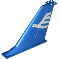 Tail 14 x 2 x 8 with White Airline Bird Print