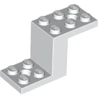 Bracket 5 x 2 x 2 1/3 with Holes, Smooth Bottom