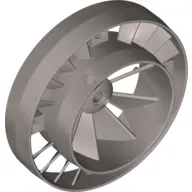 Engine, Very Large Turbine, with Pearl Light Gray Marbled Pattern