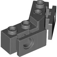 Technic Brick 1 x 2 - 1 x 2 Angled with Bumper Holder [Open Front]