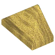 Brick Sloped 45° 2 x 1 Triple with Ovoid Bottom Pin