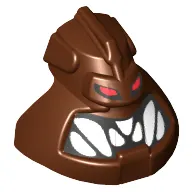 Minifig Head Special, Piraka Avak, Eyes and Teeth Print