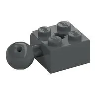Technic Brick Special 2 x 2 with Ball and Axle Hole, with 6 Holes in Ball