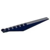 Hinge Plate 1 x 12 Locking with Angled Side Extensions and Tapered Ends, 7 Teeth