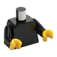 Torso, White Sailboat, Red/Yellow Sun, '2011 The LEGO Store South Coast Plaza' print, Black Arms, Yellow Hands