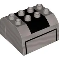 Duplo Train Cab, Upper Section with Thomas & Friends Spencer Print
