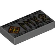 Tile 1 x 2 with Elder Futhark Runes Print