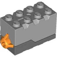 Sound Brick 2 x 4 x 2 Light Bluish Gray Top with Dinosaur Roar Sound