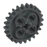 Technic Gear 24 Tooth [New Style with Single Axle Hole]