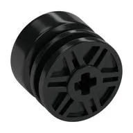 Wheel 18mm x 14mm with Axle Hole, Fake Bolts and Shallow Spokes