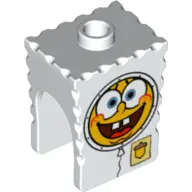 Minifig Head Special, SpongeBob with Spacesuit Print