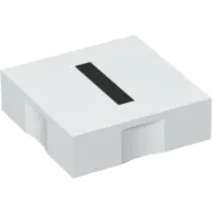 Duplo Tile 2 x 2 with Lowercase 'l' Print