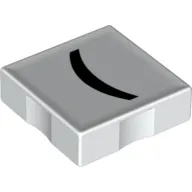 Duplo Tile 2 x 2 with '(' Print