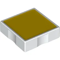 Duplo Tile 2 x 2 with Yellow Square Print