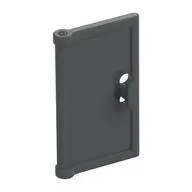 Door 1 x 2 x 3 with Vertical Handle, Round Handle Holes on Back