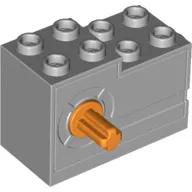 Windup Motor 2 x 4 x 2 1/3 with Orange Release Button